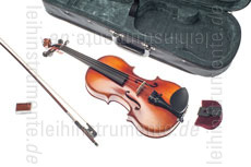 zur Detailansicht 1/8 (12" Zoll) Linkshänder Kinderbratsche (Viola)  - GASPARINI MODELL PRIMO - Komplettset - vollmassiv + Schulterkissen