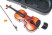 3/4 (15" Zoll) Linkshänder Bratsche (Viola)  - GASPARINI MODELL PRIMO - Komplettset - vollmassiv + Schulterkissen