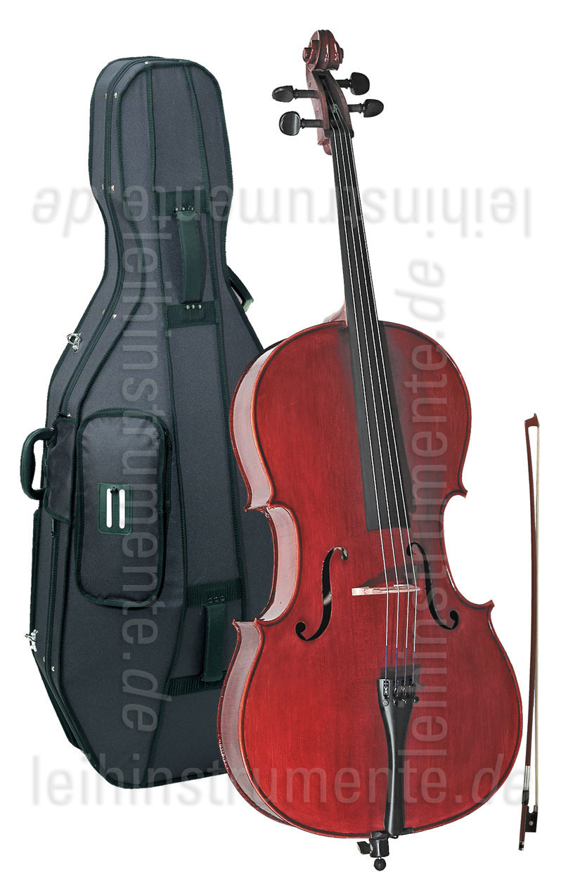 zur Artikelbeschreibung / Preis 4/4 Cello Set HÖFNER IV  - vollmassiv