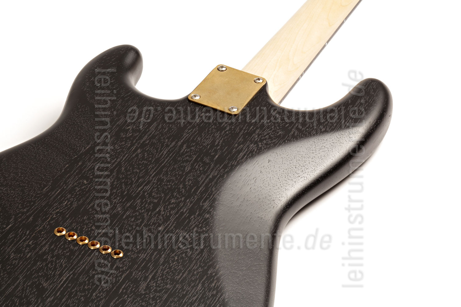 zur Artikelbeschreibung / Preis E-Gitarre BERSTECHER Deluxe Vintage (Hot B) - Black / Floral Brown + Koffer - made in Germany