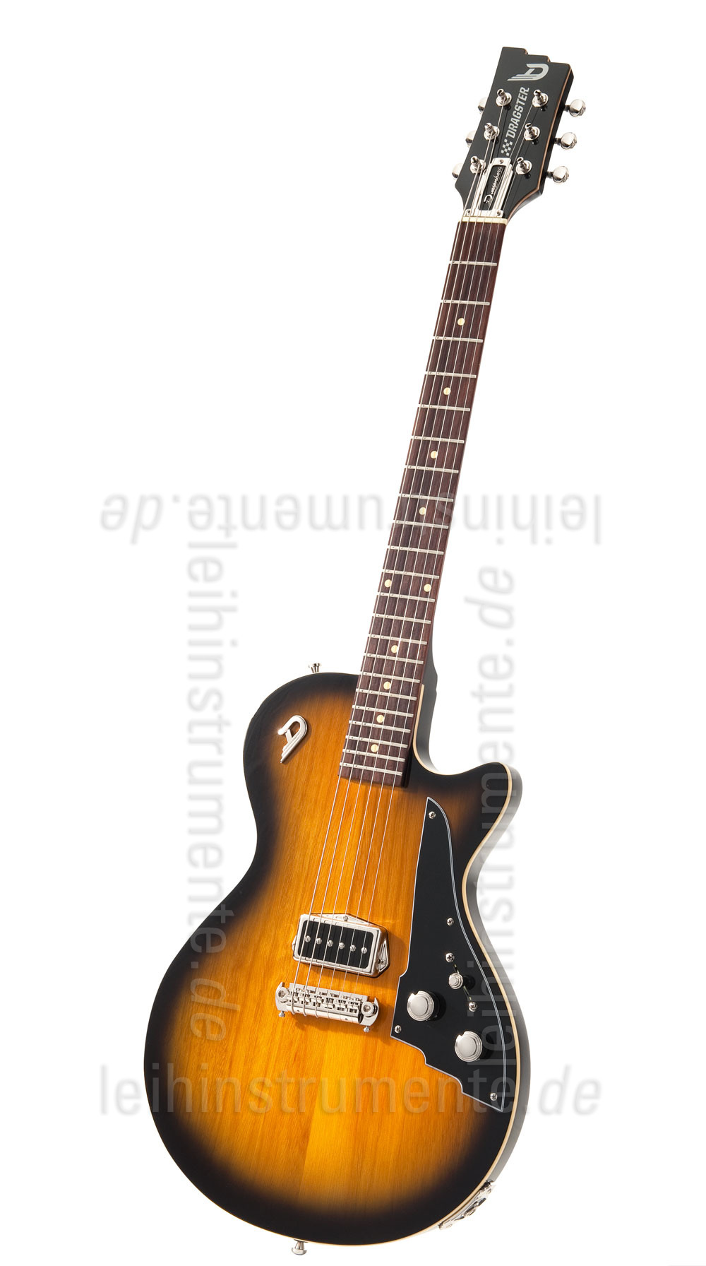 zur Artikelbeschreibung / Preis E-Gitarre DUESENBERG DRAGSTER - 2Tone Sunburst - Single Cutaway + Custom Line Case