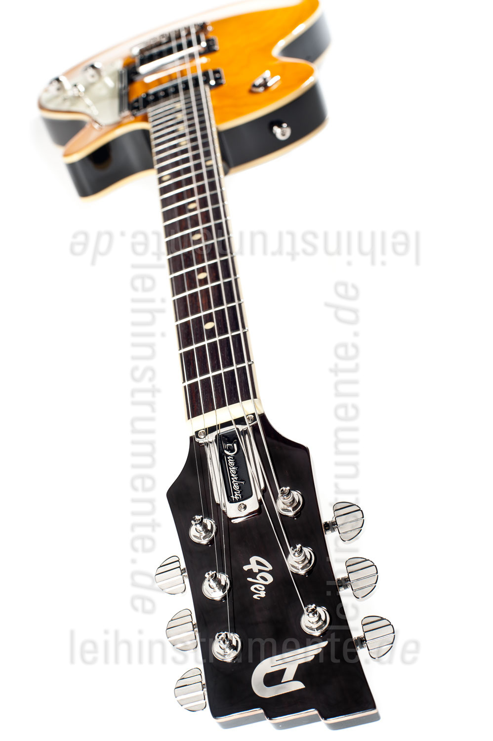 zur Artikelbeschreibung / Preis E-Gitarre DUESENBERG 49er - Honey + Custom Line Case