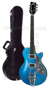 zur Detailansicht E-Gitarre DUESENBERG STARPLAYER TV NF (No F-Hole) STREAMLINE - Catalina Blue + Custom Line Case