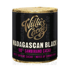 zur Detailansicht Willie`s Kakao 100% - MADAGASCAN BLACK - SAMBIRANO - 180g Block zum Raspeln
