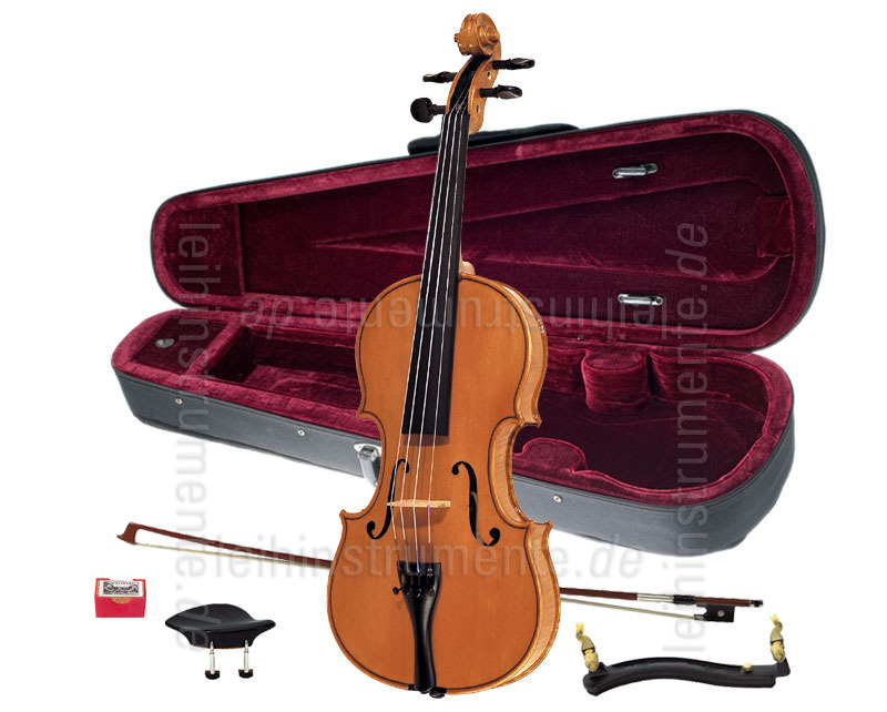 zur Artikelbeschreibung / Preis 4/4 Violine - HÖFNER MODELL 1  - Komplettset - vollmassiv + Schulterstütze