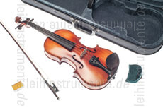 zur Detailansicht 4/4 Linkshänder Geige - GASPARINI MODELL PRIMO - Komplettset - vollmassiv + Schulterkissen