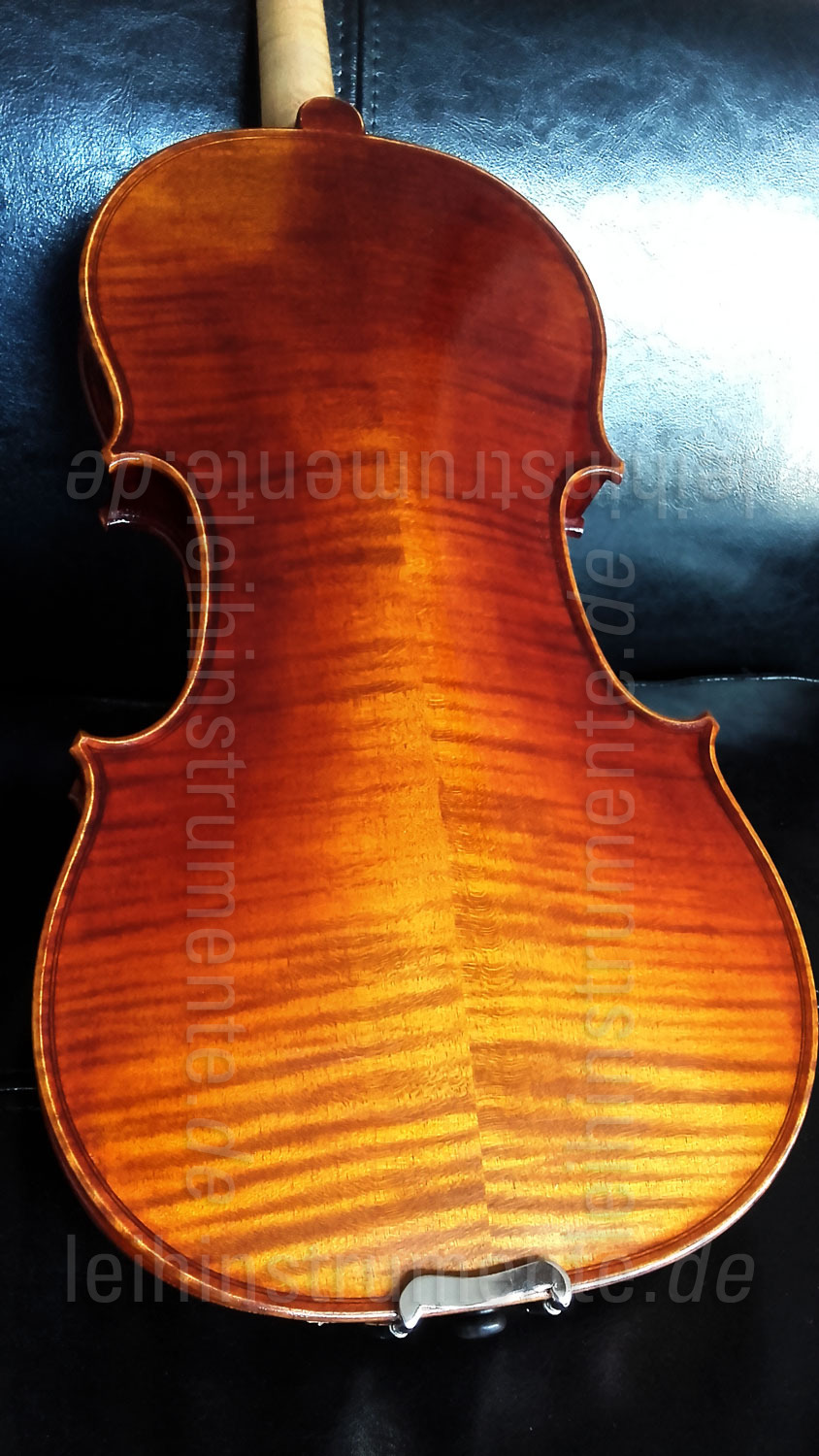 zur Artikelbeschreibung / Preis 4/4 Linkshänder Geige - GASPARINI MODELL ORCHESTRA - Komplettset - vollmassiv + Schulterkissen